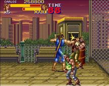 une photo d'Ã©cran de Final Fight 2 sur Nintendo Super Nes